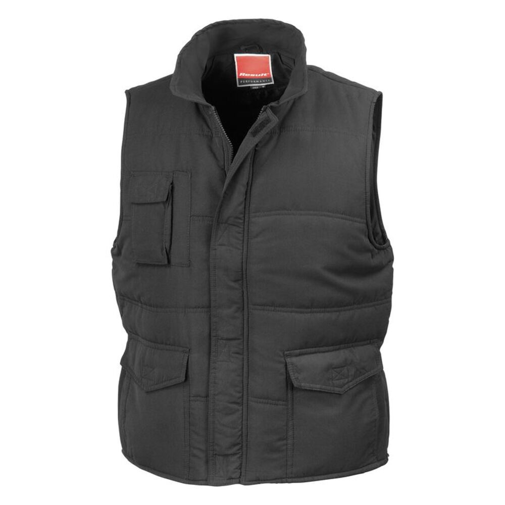 Result Mens Promo Body Warmer / Black